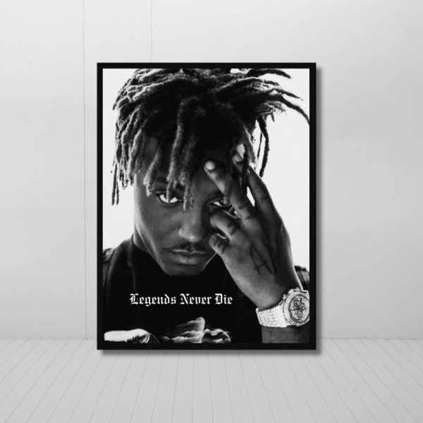 Juice Wrld Poster, 999, Legends Never Die, Hip Hop, Rap Poster